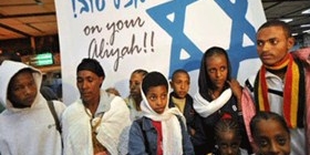 استجلاب 237 من يهود الفلاشا للاستيطان في فلسطين
