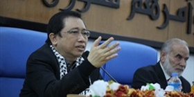 رئيس البرلمان الإندونيسي يصل قطاع غزة.. أكد تضامنه مع الشعب الفلسطيني