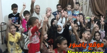 وفد من أطفال مخيم البرج الشمالي زار المناضل الفلسطيني محمود بركة (ابو رياض)