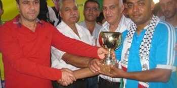 مباراة مصرية - فلسطينية في عين الحلوة 